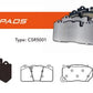 Nissan R35 GTR CTE Ceramic Discs FRONT with Brake Pads